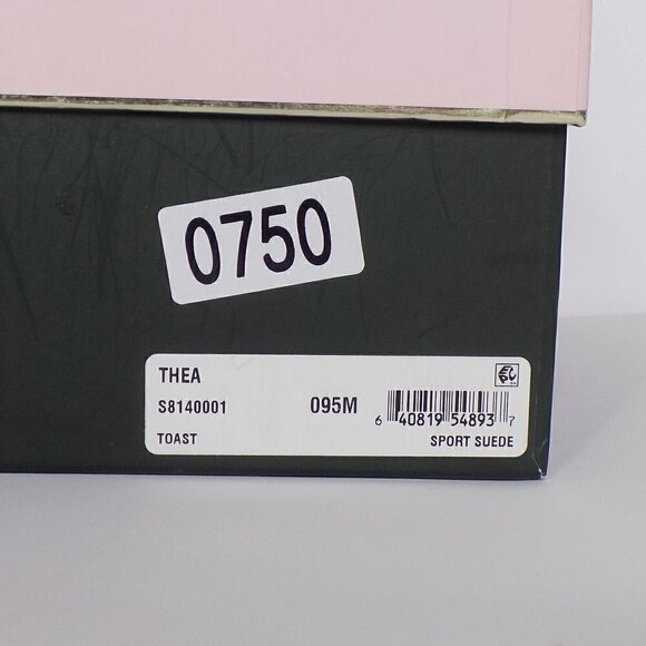 Kate Spade New York Slide Wedge Sandals Espadrille 4" Heel Suede Size 9.5 Thea - Picture 11 of 11